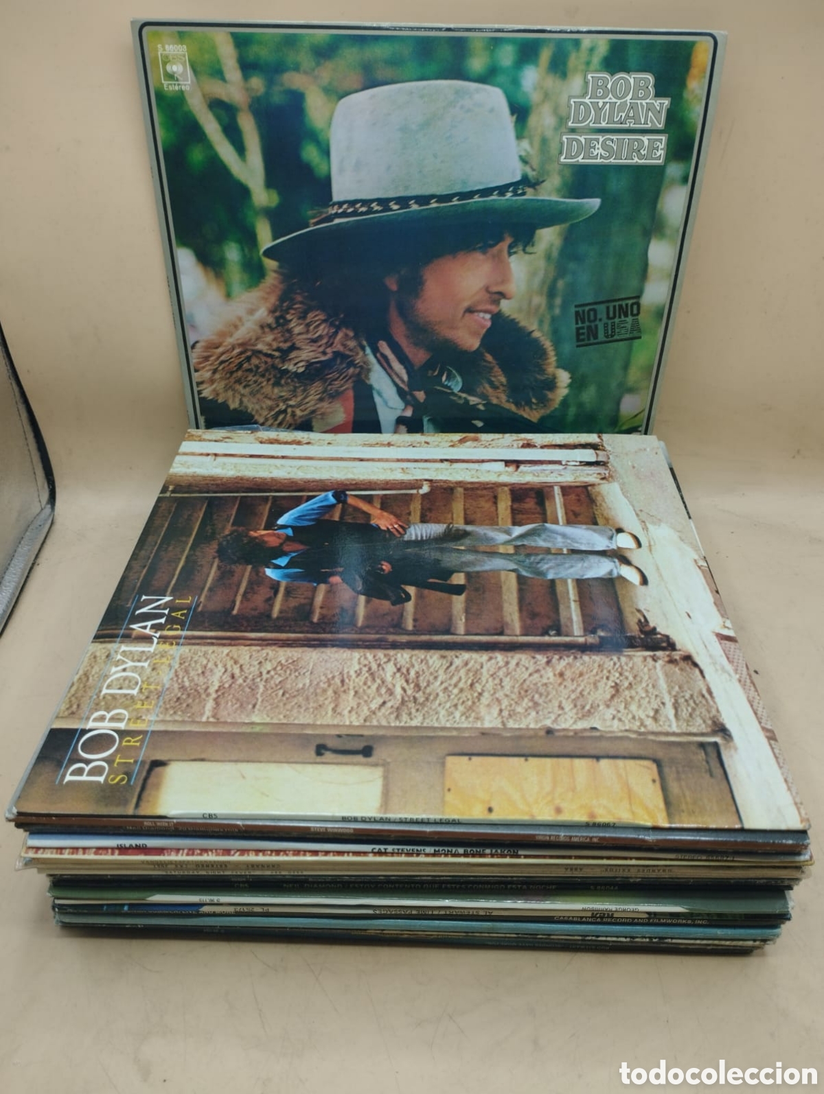 Vinyl-Schallplatten: Colecci&oacute;n 23 lps bob Dylan cat Stevens winwood donna summer al Stewart daryl john boney M