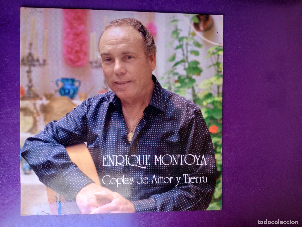 Discos de vinilo: ENRIQUE MONTOYA - COPLAS DE AMOR Y TIERRA - LP COLISEUM 1985 - COPLA, CANCION ESPA&Ntilde;OLA