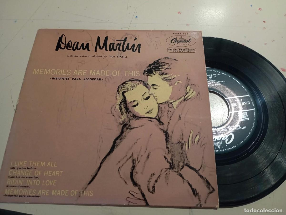Discos de vinilo: VINILO EP DEAN MARTIN MEMORIES ARE MADE OF THIS (INSTANTES PARA RECORDAR)