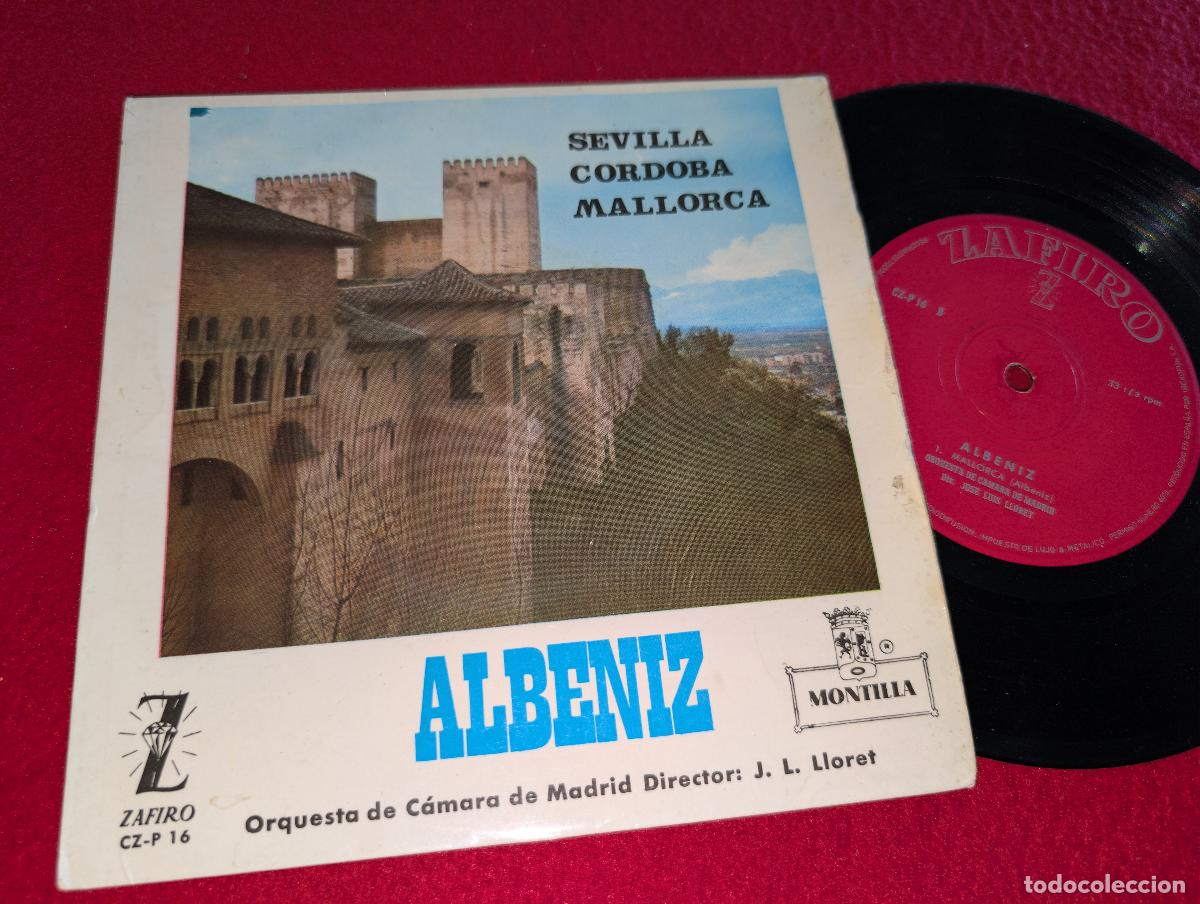 Discos de vinilo: ORQ. MADRID dir Lloret ALBENIZ Sevilla/Cordoba/Mallorca 1964 Zafiro