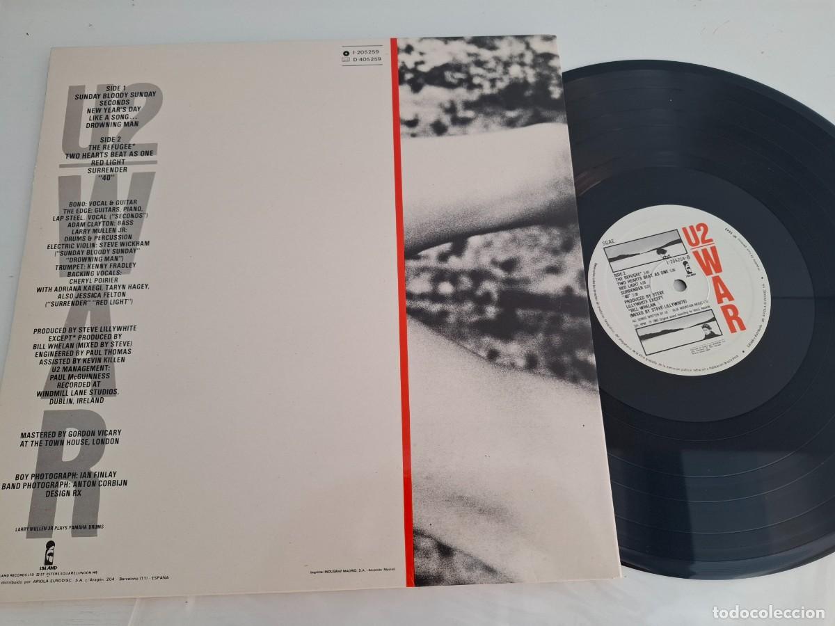 Discos de vinilo: U2 - WAR LP. Perfecto estado . - Foto 3