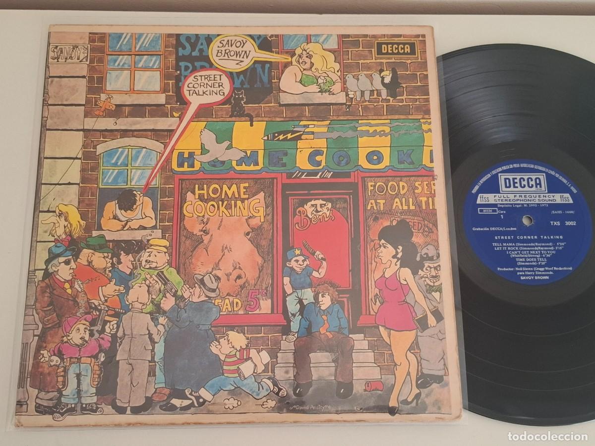 Discos de vinil: SAVOY BROWN - STREET CORNER TALKING .Lp. Spain 1972