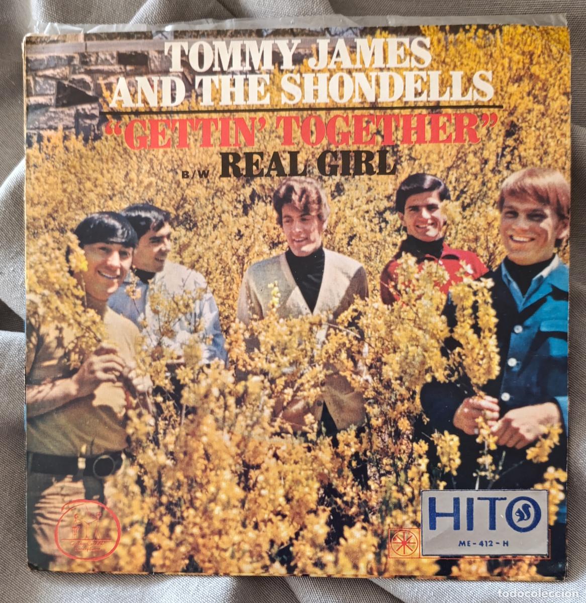Discos de vinilo: TOMMY JAMES & THE SHONDELLS - &rdquo;GETTIN' TOGETHER&rdquo;, single edici&oacute;n espa&ntilde;ola 1967