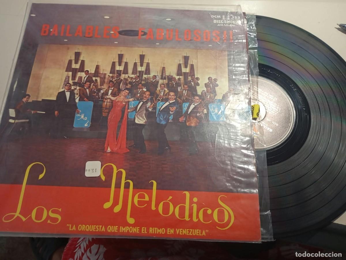 Discos de vinilo: LP VINILO LOS MELODICOS BAILABLES FABULOSOS/LA ORQUESTA QUE IMPONE EL RITMO EN VENEZUELA