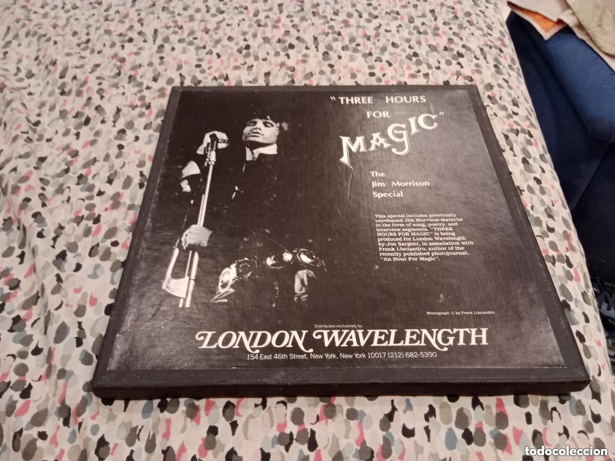 Vinyl records: THREE HOURS FOR MAGIC THE JIM MORRISON SPECIAL - DISTRIBUTED BY EXCUSIVELY BY LONDON WAVELENGTH