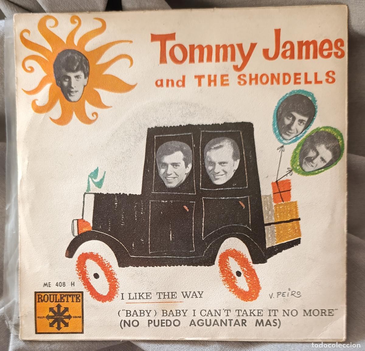Discos de vinilo: TOMMY JAMES & THE SHONDELLS - &rdquo;I LIKE THE WAY&rdquo;, single edici&oacute;n espa&ntilde;ola 1967