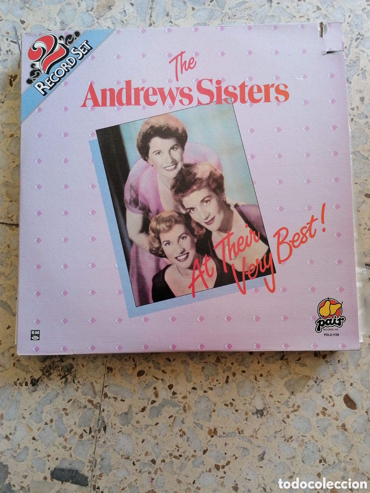 Discos de vinilo: 2 LP THE ANDREWS SISTERS AT THEIR VERY BEST 1987 USA