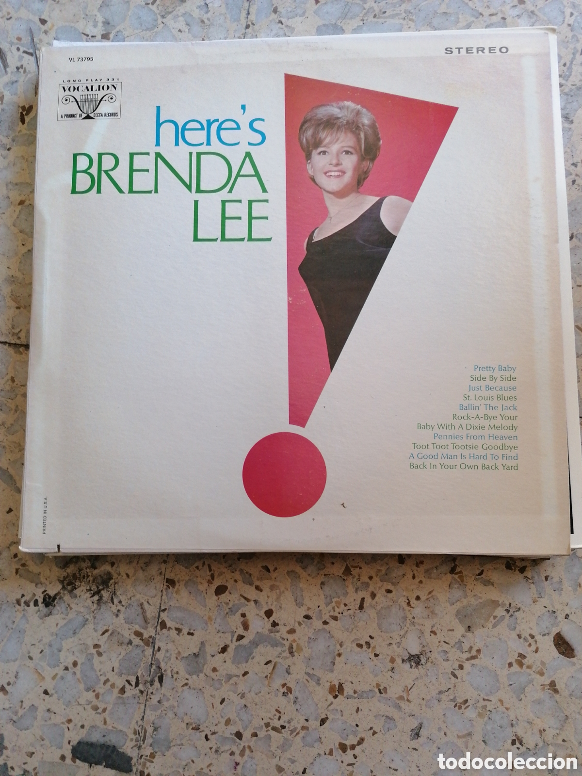 Discos de vinilo: LP BRENDA LEE HERE&acute;S 1967 USA