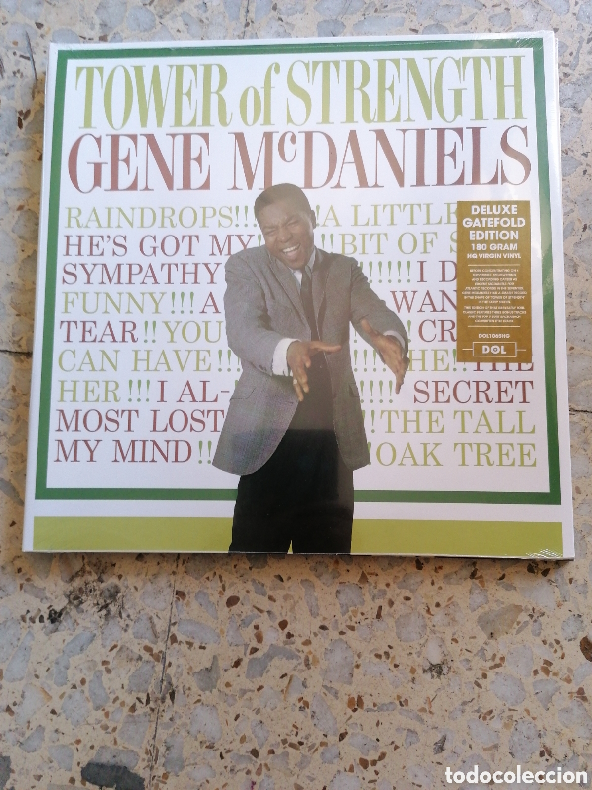 Discos de vinilo: LP GENE MCDANIELS TOWER OF STRENGTH 2013 NUEVO PRECINTADO PORTADA DOBLE