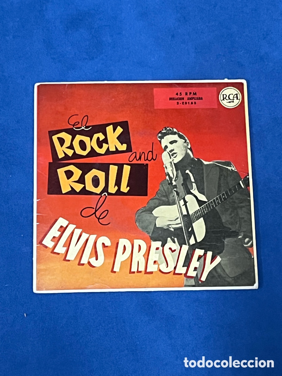 Discos de vinilo: El Rock and Roll de Elvis Presley. Single (45 rpm) 1958. RCA Espa&ntilde;ola 3-20163