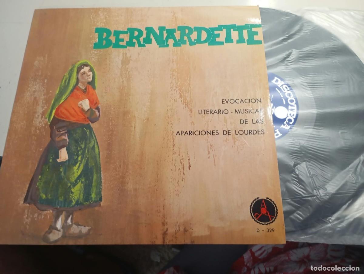 Discos de vinilo: VINILO DISCO LP Bernardette, evocaci&oacute;n literario musical de las apariciones de la Virgen de Lourdes