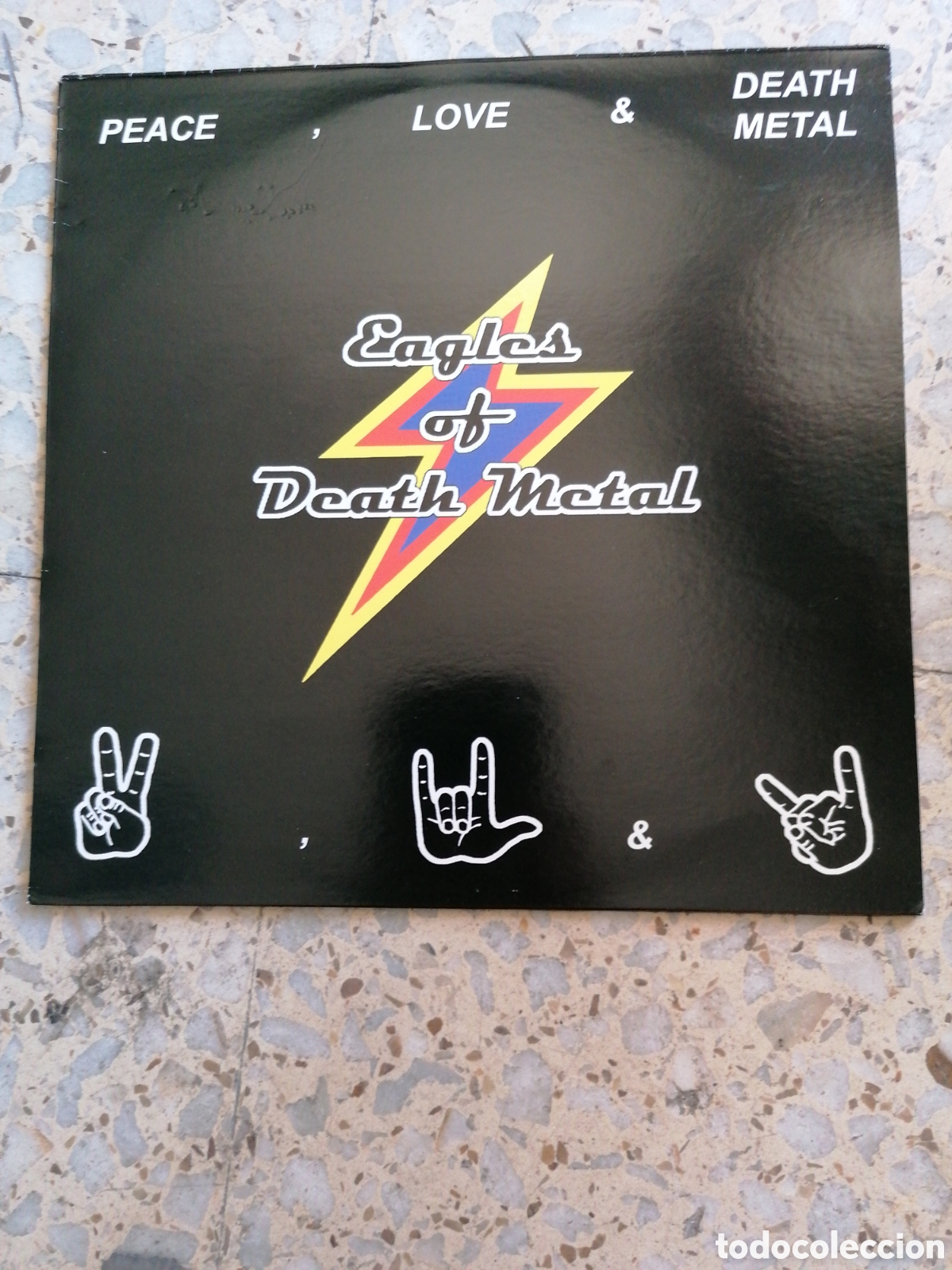 Discos de vinilo: LP EAGLES OF DEATH METAL PEACE LOVE & DEATH METAL 2004