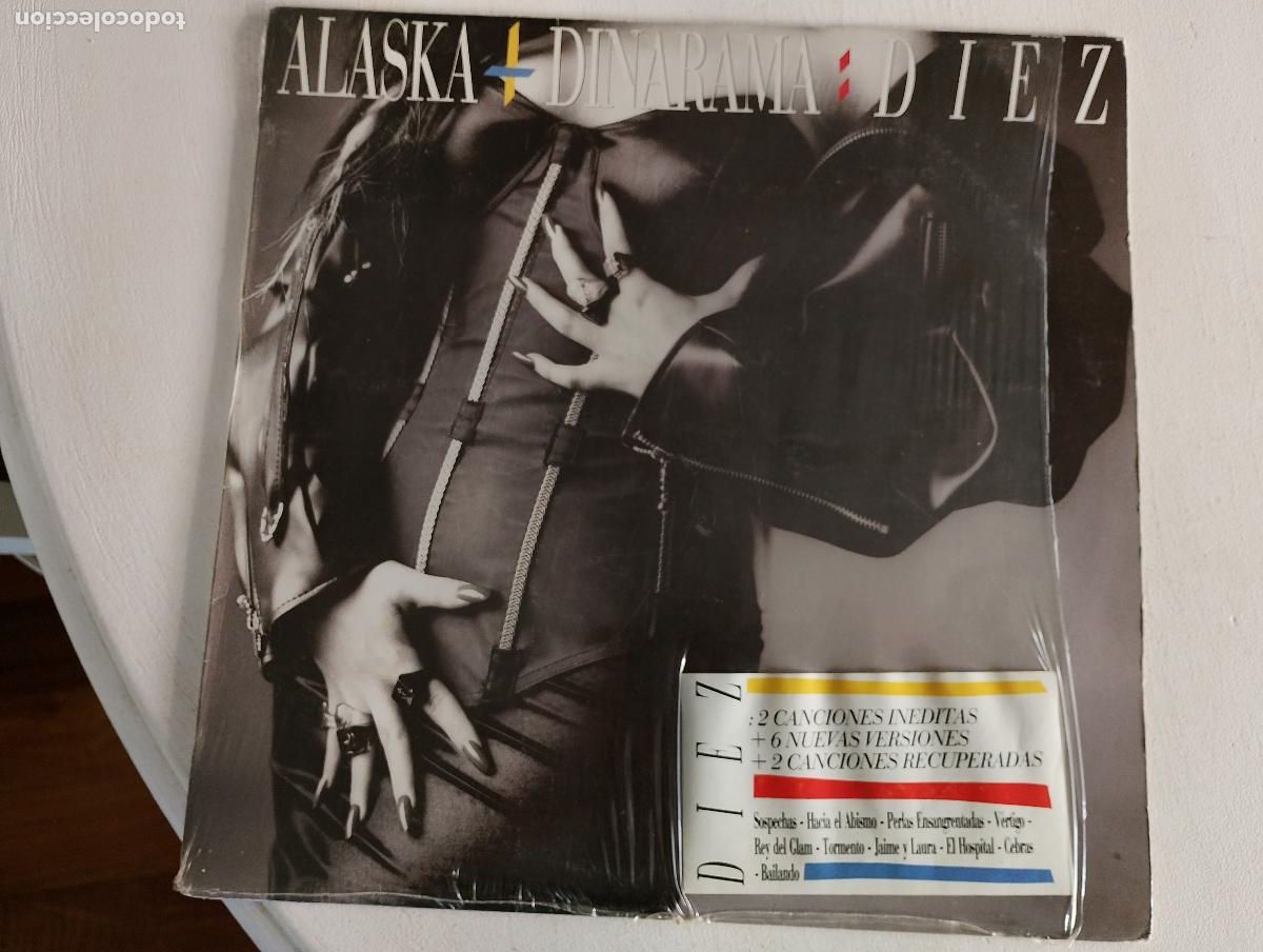 Discos de vinilo: ALASKA Y DINARAMA-DIEZ-CONTIENE ENCARTE Y EL ADESIVO DE PORTADA