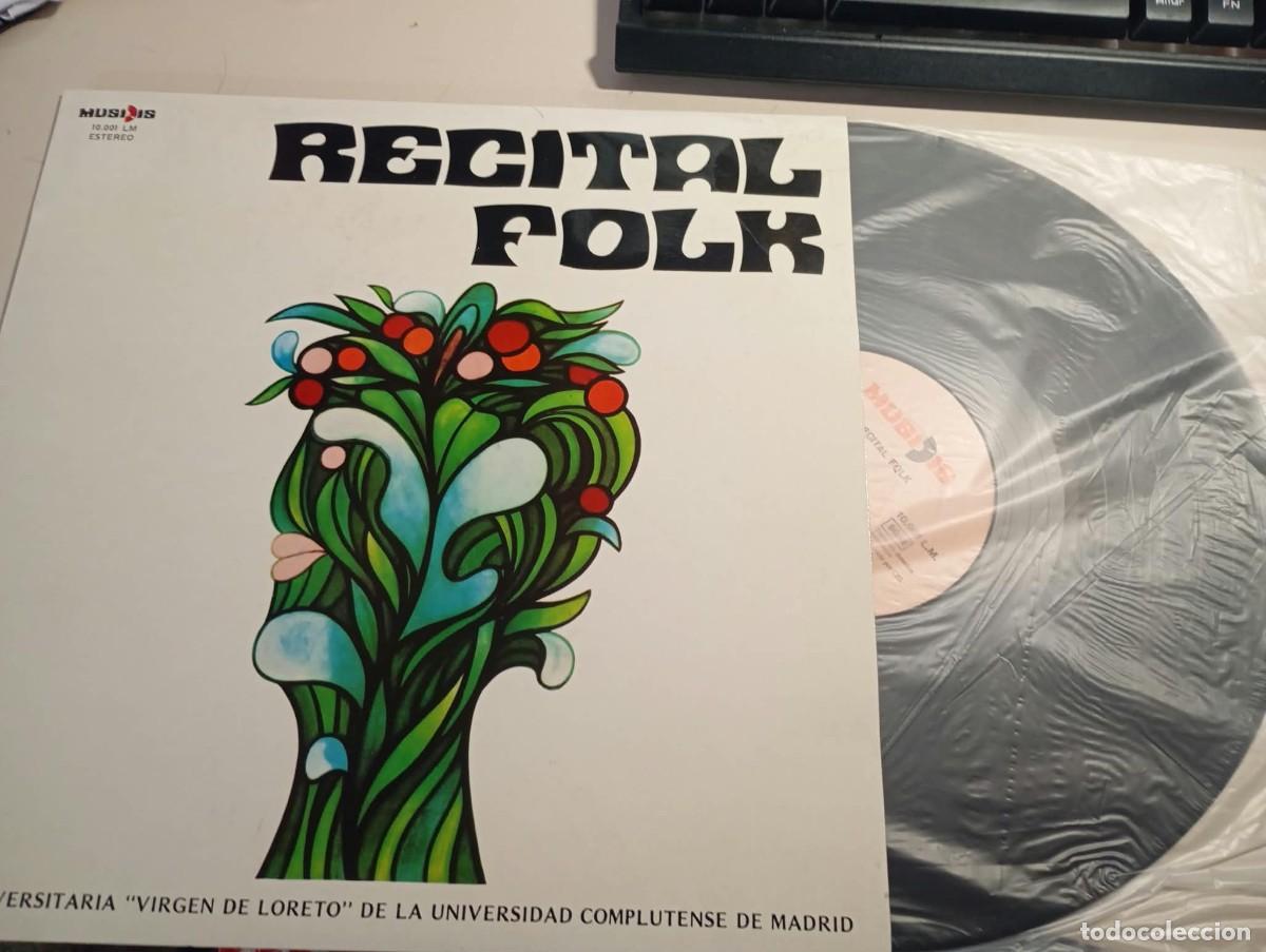 Discos de vinilo: VINILO DISCO LP CORAL UNIVERSITARIA VIRGEN DE LORETO UNIVERSIDAD COMPLUTENSE - RECITAL FOLK