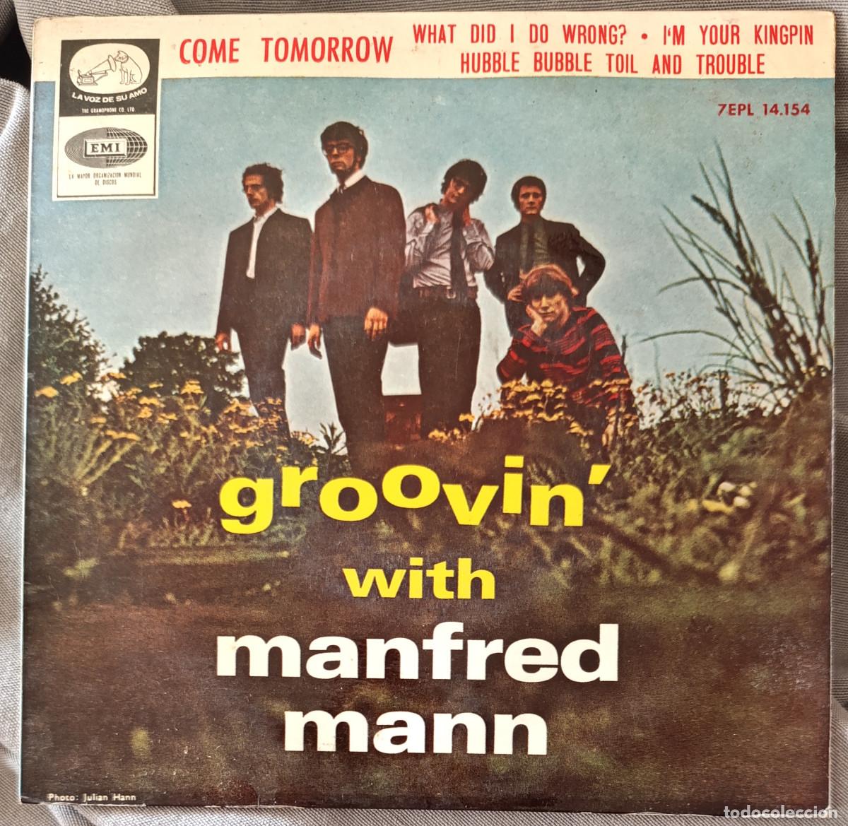 Discos de vinilo: MANFRED MANN - &rdquo;COME TOMORROW&rdquo;, EP edici&oacute;n espa&ntilde;ola 1965