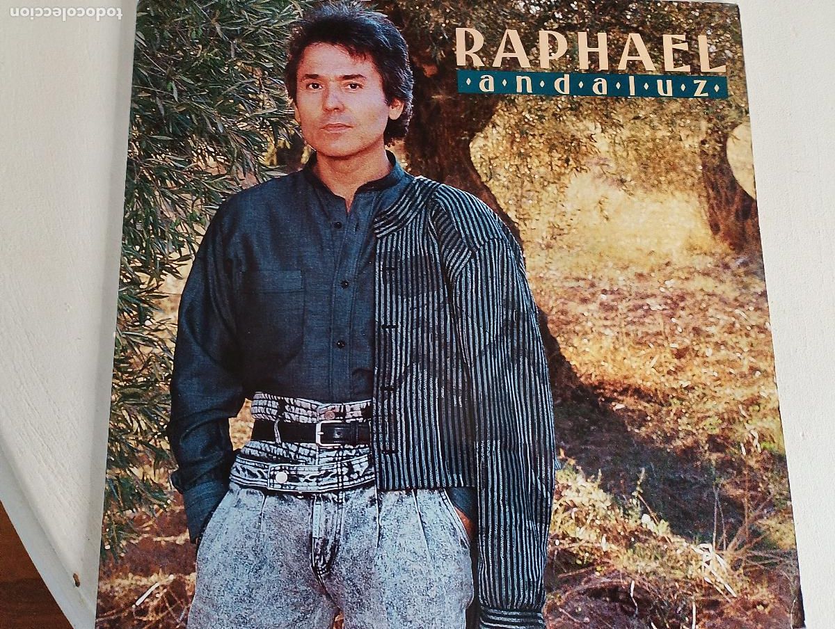 Discos de vinilo: Raphael &ndash; Andaluz, contiene el encarte,1991 Latin, Pop