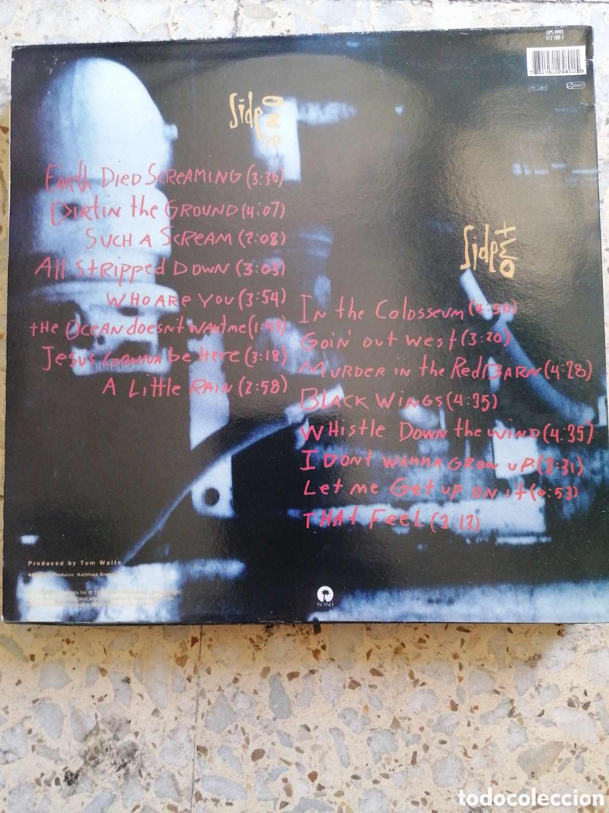 Discos de vinilo: LP TOM WAITS BONE MACHINE - Foto 2