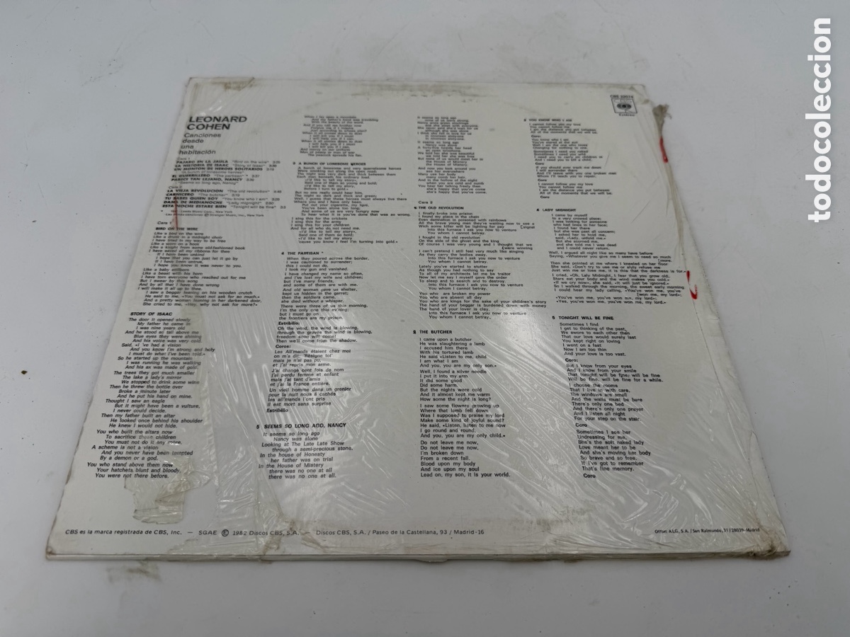 Discos de vinilo: Vinilo Leonard Cohen - Foto 4
