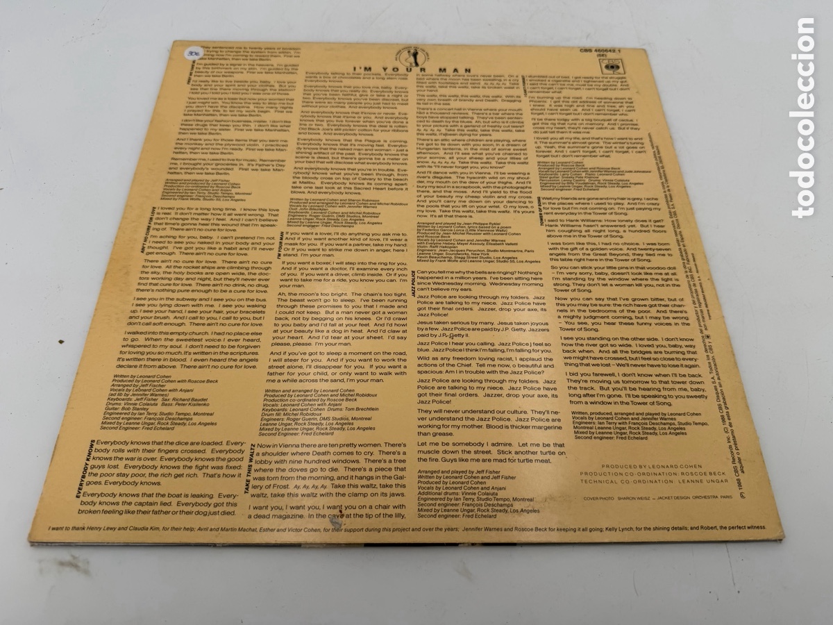 Discos de vinilo: Vinilo Vintage de Leonard Cohen - Foto 3