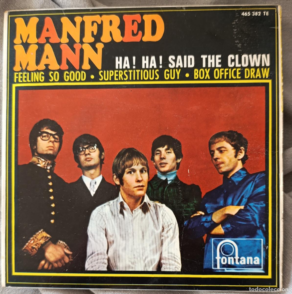 Discos de vinilo: MANFRED MANN - &rdquo;HA! HA! SAID THE CLOWN&rdquo;, EP edici&oacute;n espa&ntilde;ola 1966