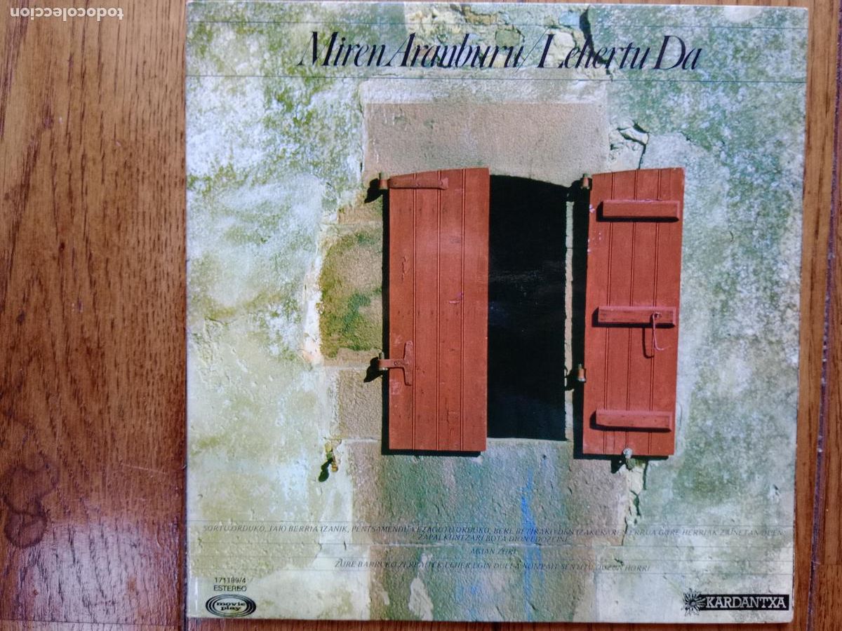 Discos de vinilo: Miren Aranburu - lehertu da