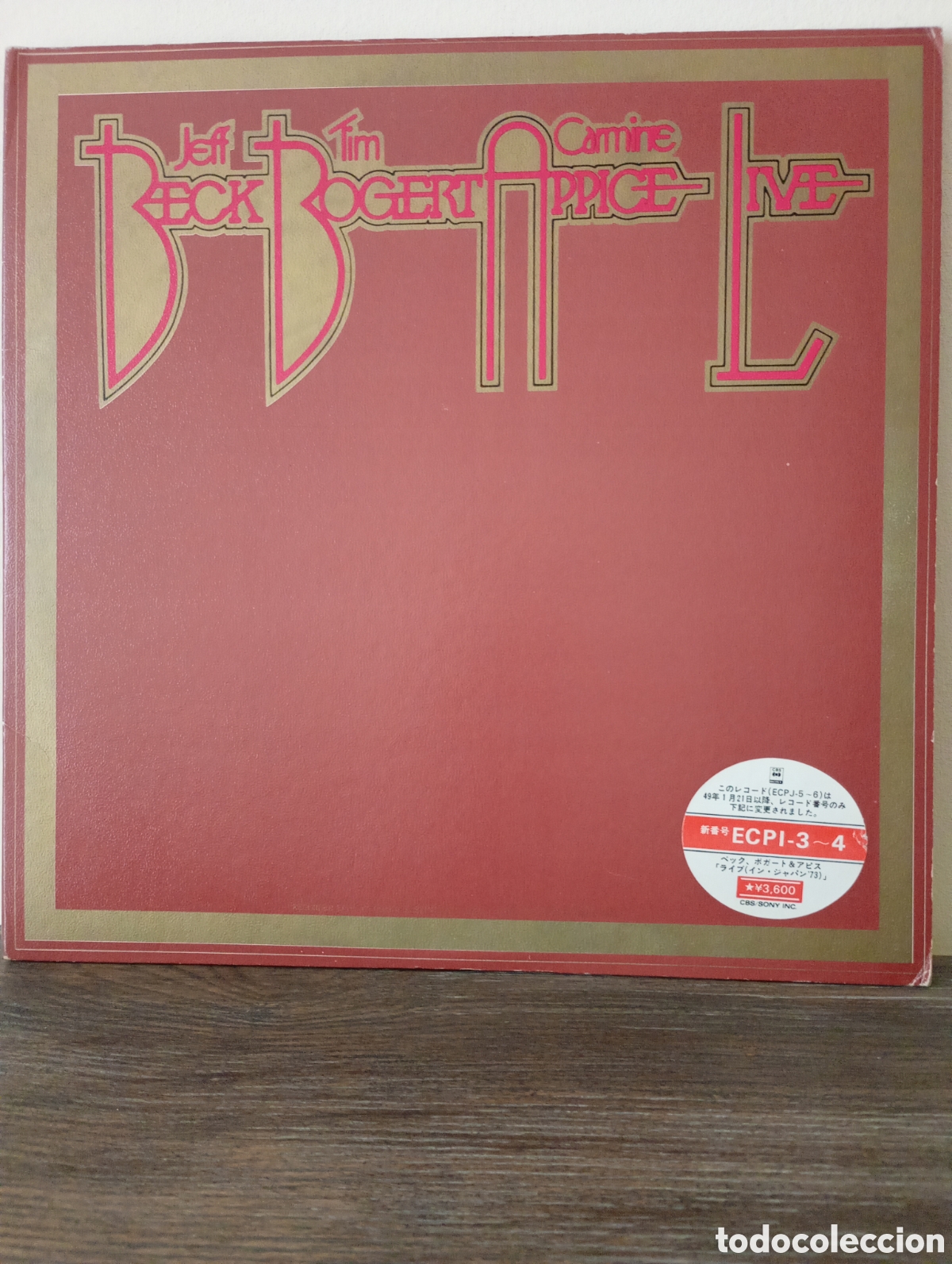 Discos de vinilo: Beck Bogert & Appice, Live. Made in Japan 2LP.