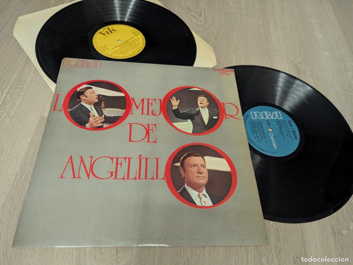 Discos de vinilo: ANGELILLO - LO MEJOR DE ..LP DE CAMDEN DE 1972 + REGALO DE OTRO LP SIN PORTADA . VER FOTO