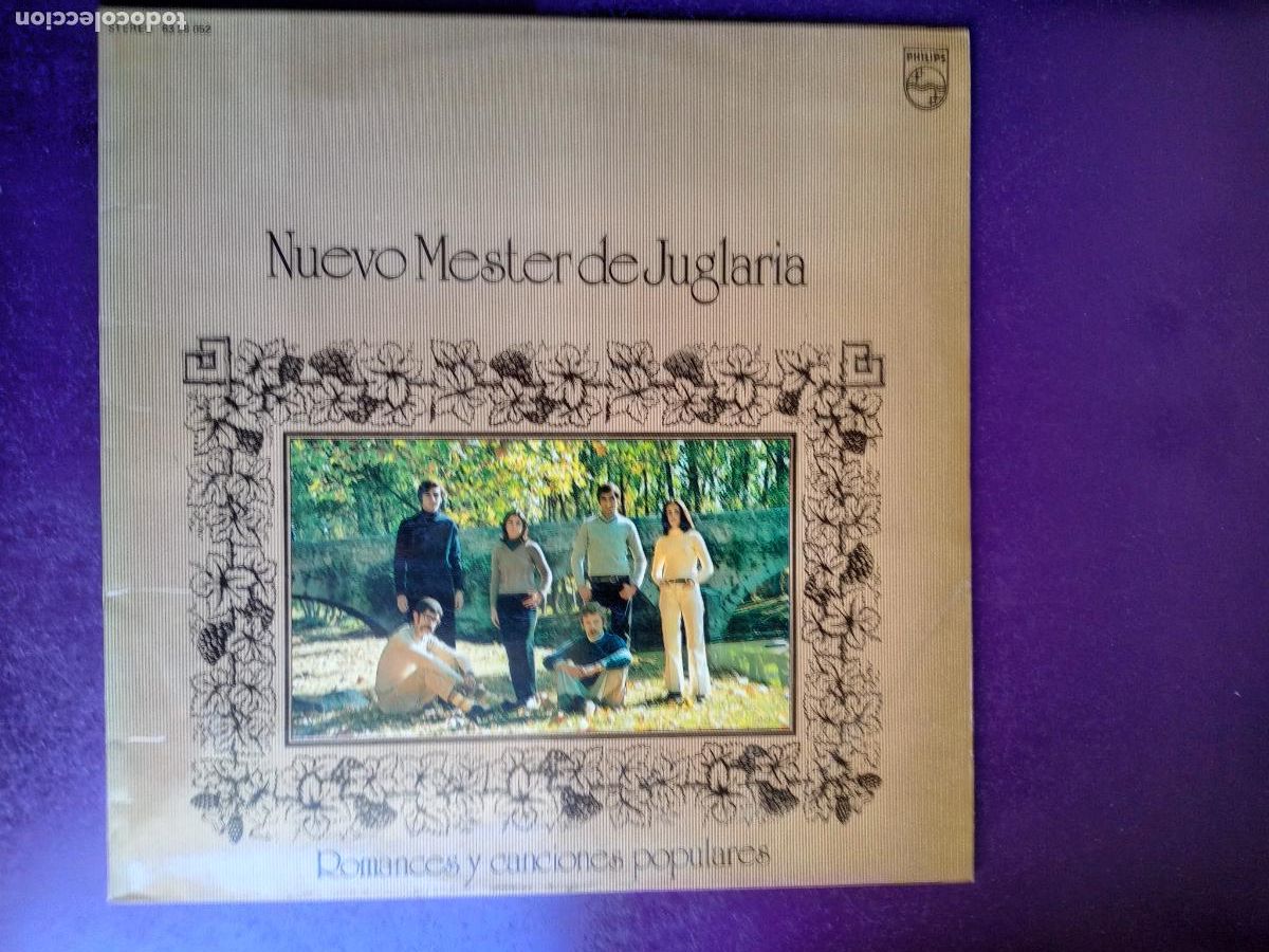 Discos de vinilo: NUEVO MESTER DE JUGLAR&Iacute;A &lrm;&ndash; ROMANCES Y CANCIONES POPULARES - LP PHILIPS 1971 - FOLK CASTILLA TRADI