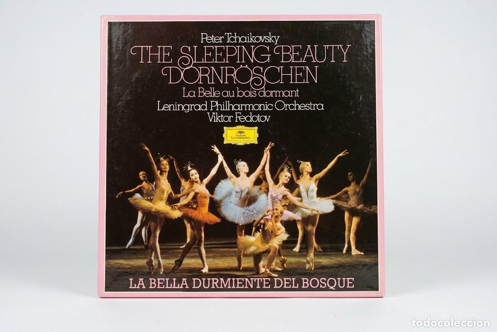 Discos de vinilo: TCHAIKOVSKY LA BELLA DURMIENTE SLEEPING BEAUTY - FEDOTOV LENINGRAD - CAJA 3 LP + LIBRO -DEUTSCHE1983