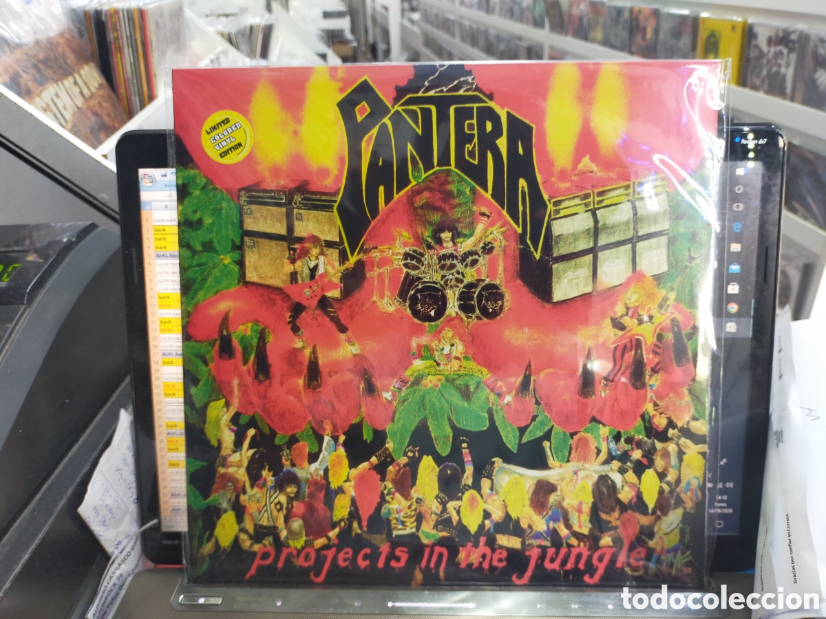 Discos de vinilo: Pantera LP projects in the jungle precintado vinilo de color
