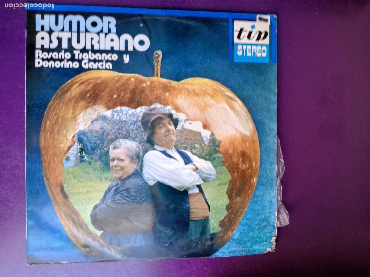 Discos de vinilo: ROSARIO TRABANCO + DONORINO GARCIA - HUMOR ASTURIANO - LP TIP 1971 - MUY POCO USO
