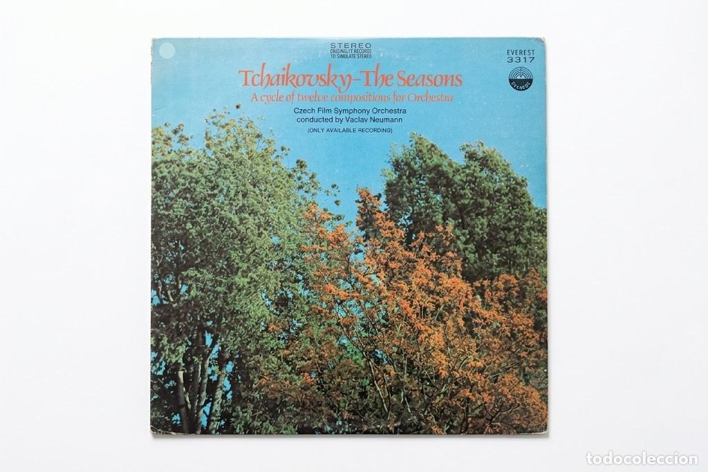 Discos de vinilo: TCHAIKOVSKY THE SEASONS LAS ESTACIONES - VACLAV NEUMANN - VINILO LP EVEREST SDBR 3317 USA