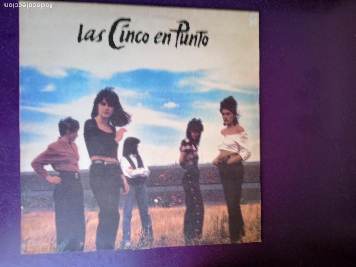 Discos de vinilo: Las Cinco En Punto - LP CBS 1989 - SIN APENAS USO - POP ROCK MADRID 90'S