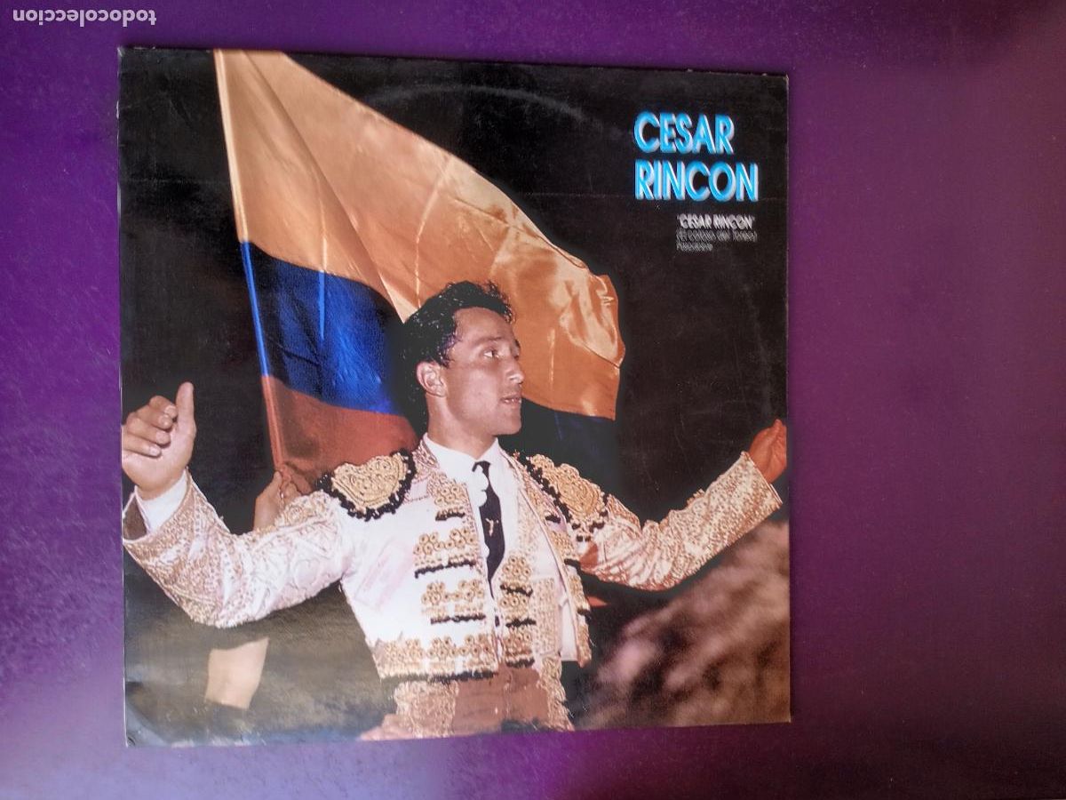 Discos de vinilo: Adrian Ferry - CESAR RINCON - LP DIAPASON 1991 - SIN APENAS USO - CANCION ESPA&Ntilde;OLA, COPLA POP