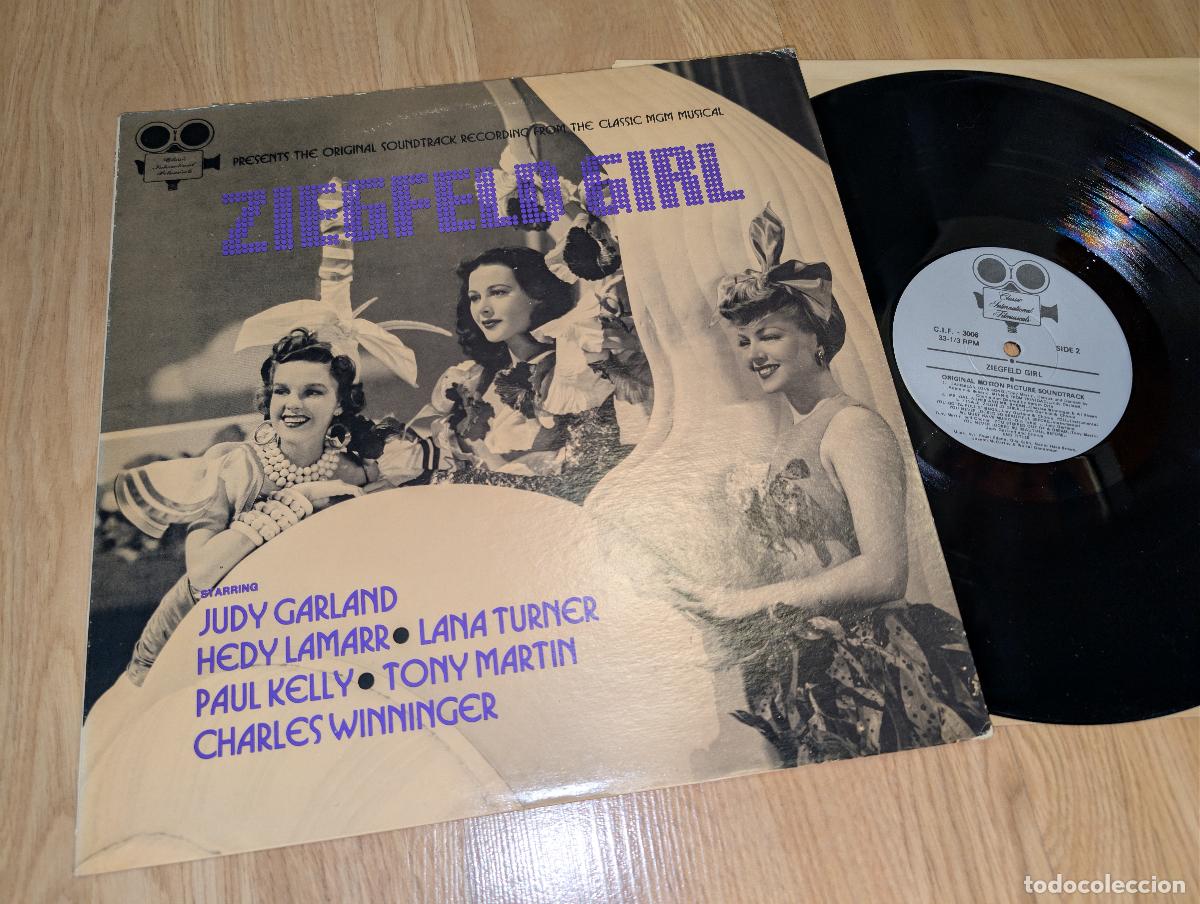 Discos de vinilo: ZIEGFELD GIRL MGM musical OST BSO LP Classic International Filmusicals USA Garland+Lamarr+Turner++