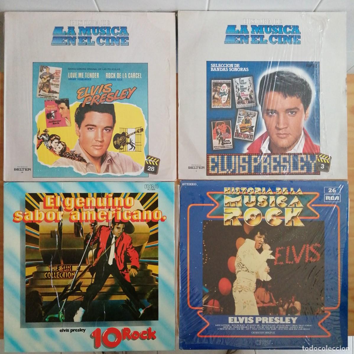 Discos de vinilo: 4 LP's ELVIS PRESLEY - COMO NUEVOS - A&Ntilde;O:1979-1982