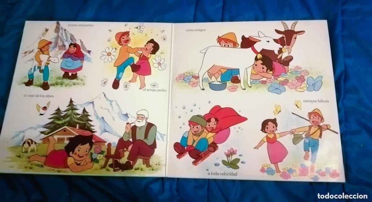 Discos de vinilo: HEIDI - HISTORIA COMPLETA CON CANCIONES ...LP GATEFOLD DE 1975 - Foto 2