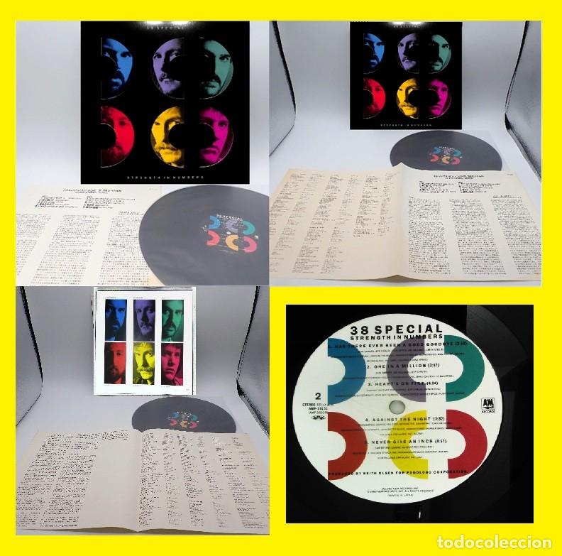 Discos de vinilo: lynyrd skynyrd, 38 special strength in numbers, SURE&Ntilde;O 1&ordf; EDIC JAPAN + LIBRETO + IENCARTE, IMPECABLE
