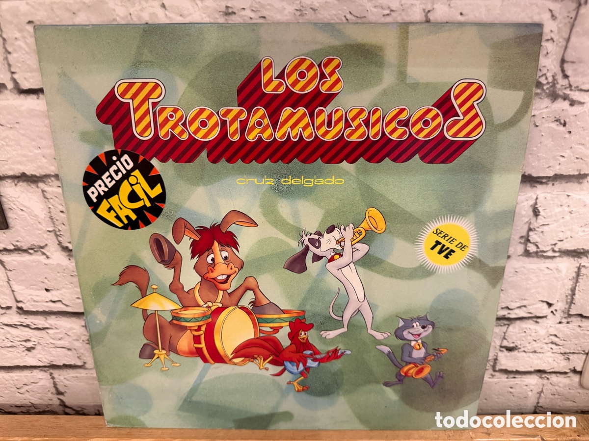 Discos de vinilo: Los trotamusicos. Lp vinilo original de 1989. Serie de tv. Buen estado.