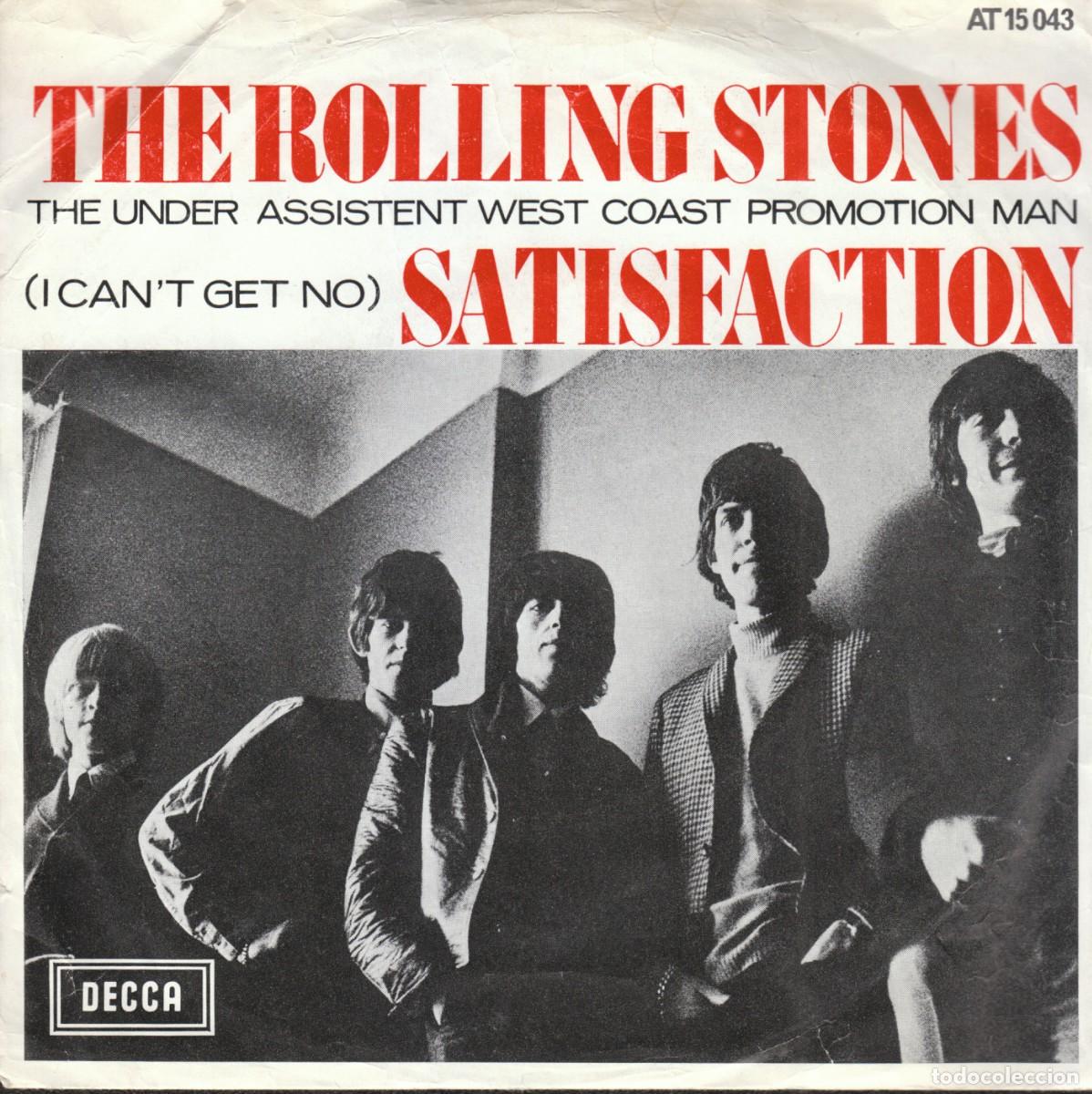Discos de vinilo: THE ROLLING STONES: SATISFACTION /THE UNDER ASSISTENT- ORIGINAL DECCA HOLANDA BEAT SUPER