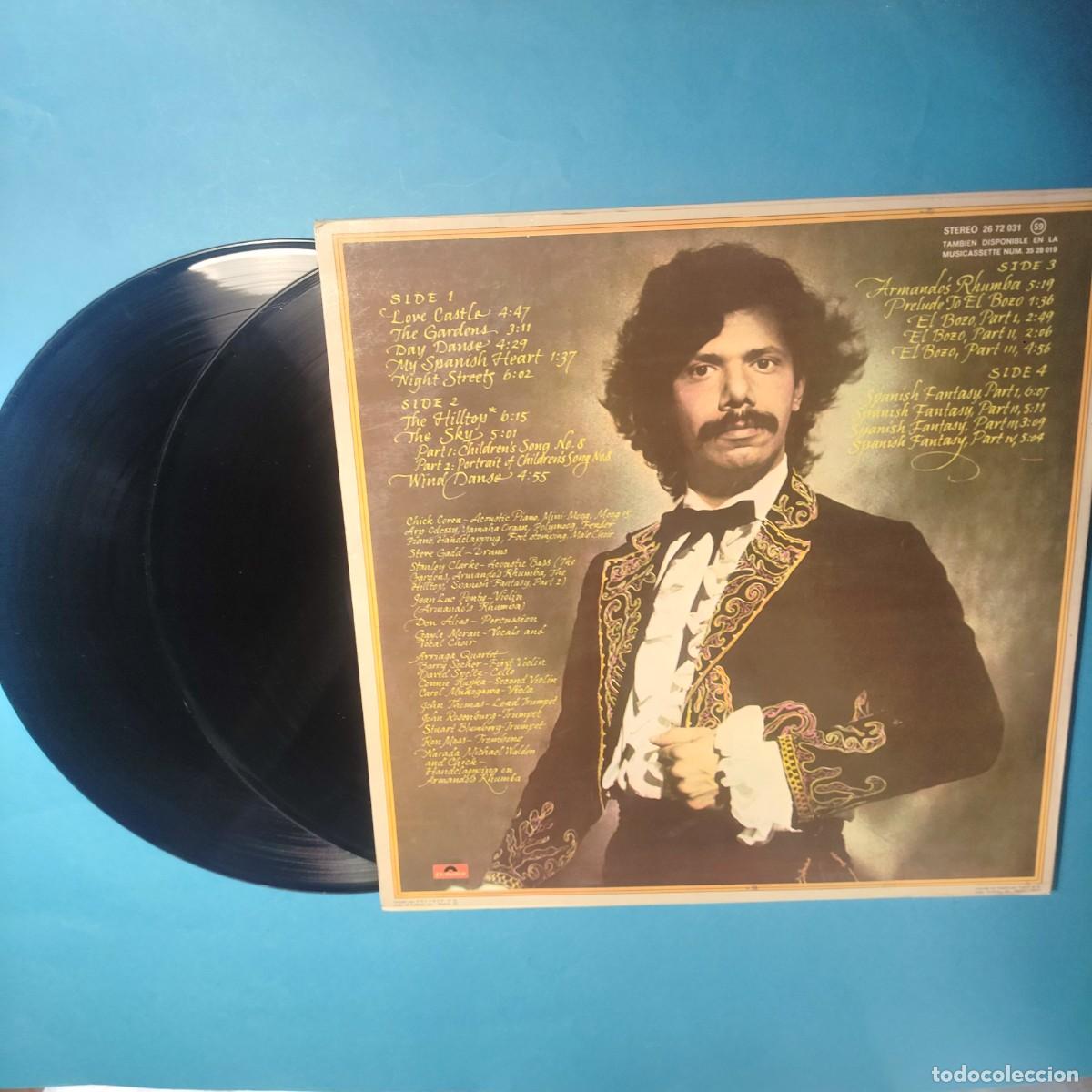 Discos de vinilo: CHICK COREA. MI SPANISH HEART ** LP DOBLE ** - Foto 2