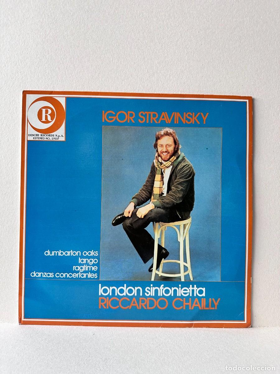 Discos de vinilo: Stravinsky - Riccardo Chailly - Dumbarton Oaks, Tango, Ragtime, Danses Concertantes (LP)