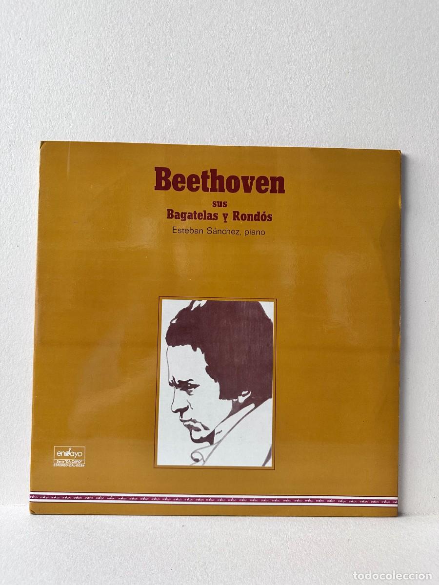 Discos de vinilo: Beethoven - Esteban S&aacute;nchez - Bagatelas Y Rond&oacute;s (LP)