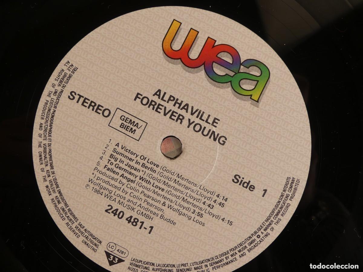 Discos de vinilo: LP Alphaville &ndash; Forever Young - Foto 2