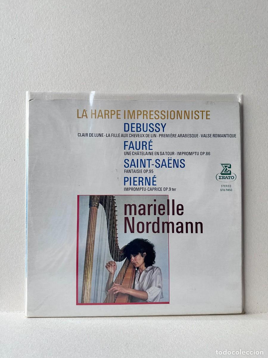 Discos de vinilo: Debussy, Faur&eacute;, Saint-Sa&euml;ns, Piern&eacute; - Marielle Nordmann - La Harpe Impressionniste (LP)