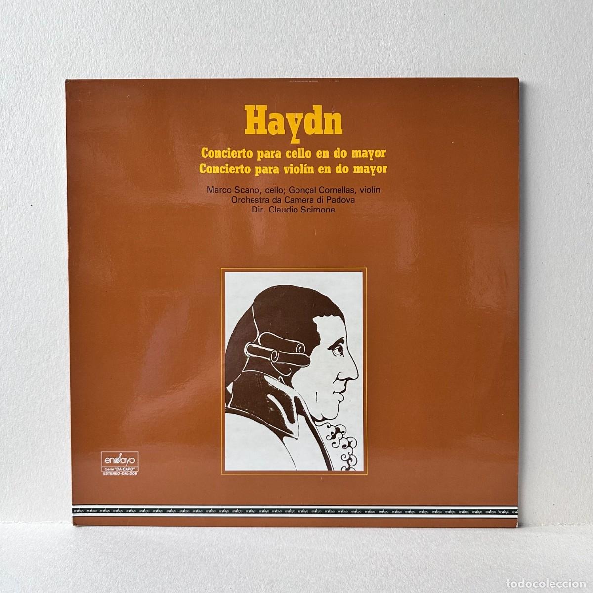 Discos de vinilo: Haydn - Claudio Scimone - Concierto Para Cello En Do Mayor, Concierto Para Viol&iacute;n En Do Mayor (LP)