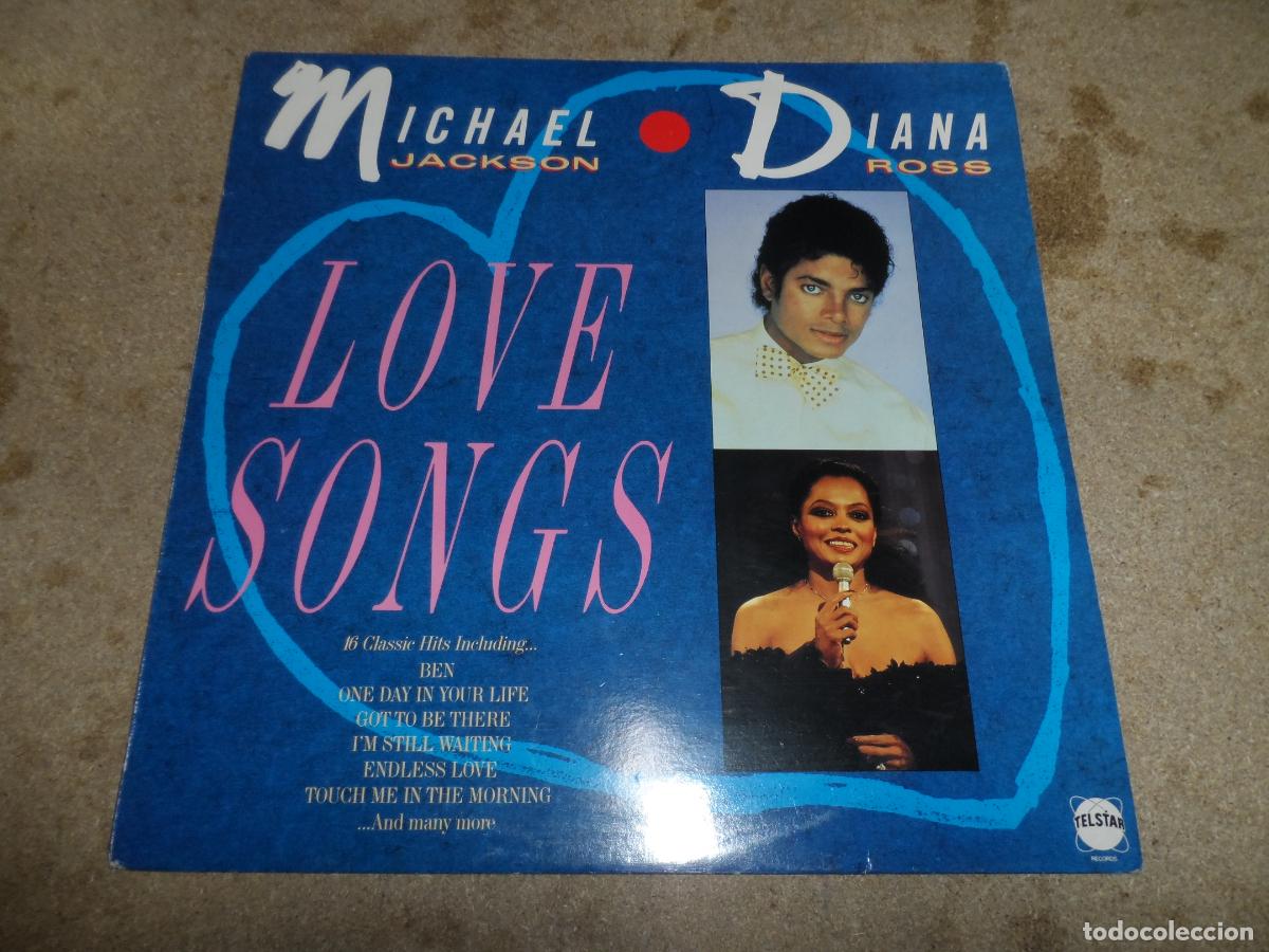 Discos de vinilo: Michael Jackson & Diana Ross &ndash; Love Songs (UK 1987)