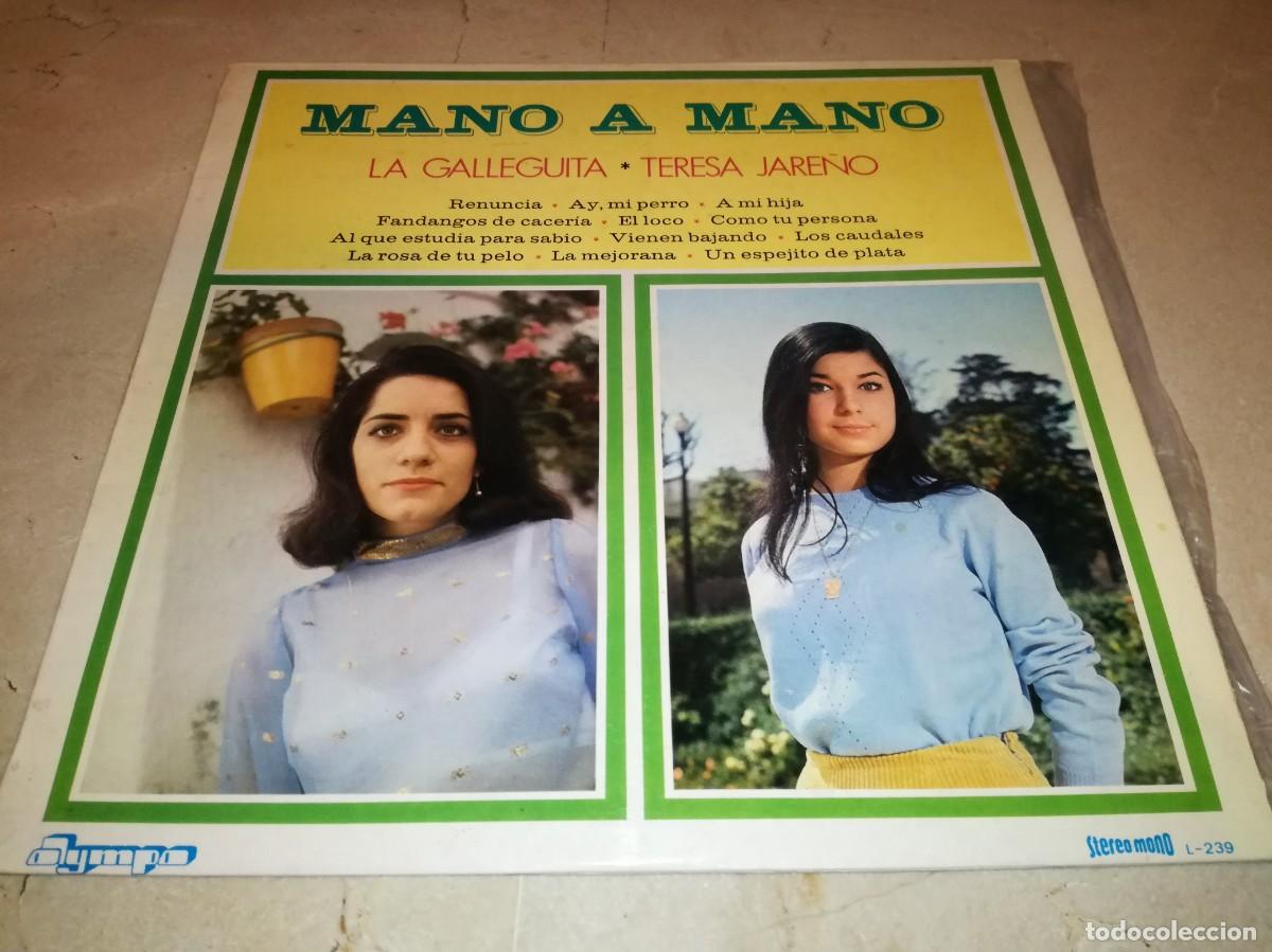 Discos de vinilo: LA GALLEGUITA / TERESA JARE&Ntilde;O-MANO A MANO-ORIGINAL 1974-EN EXCELENTE ESTADO