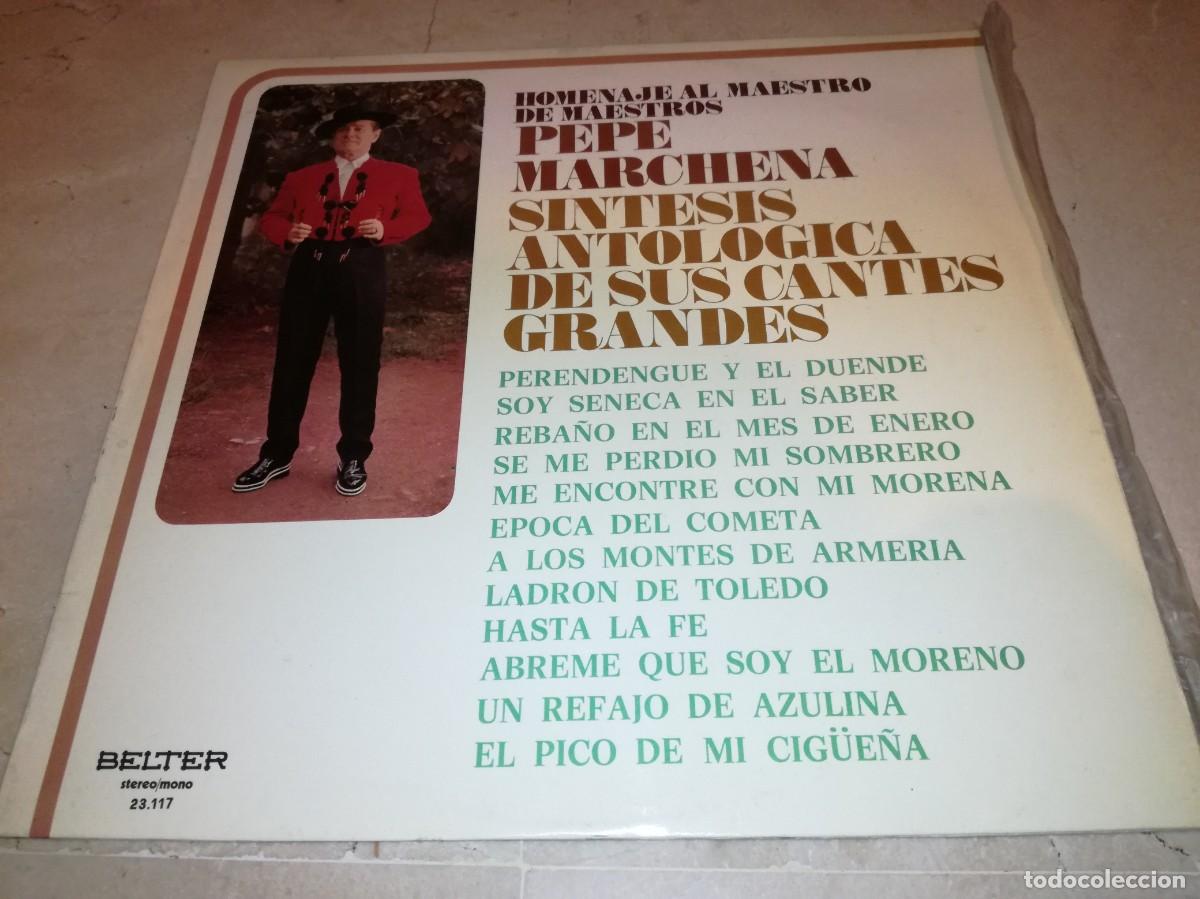 Discos de vinilo: HOMENAJE AL MAESTRO DE MAESTROS-PEPE MARCHENA-ORIGINAL 1975
