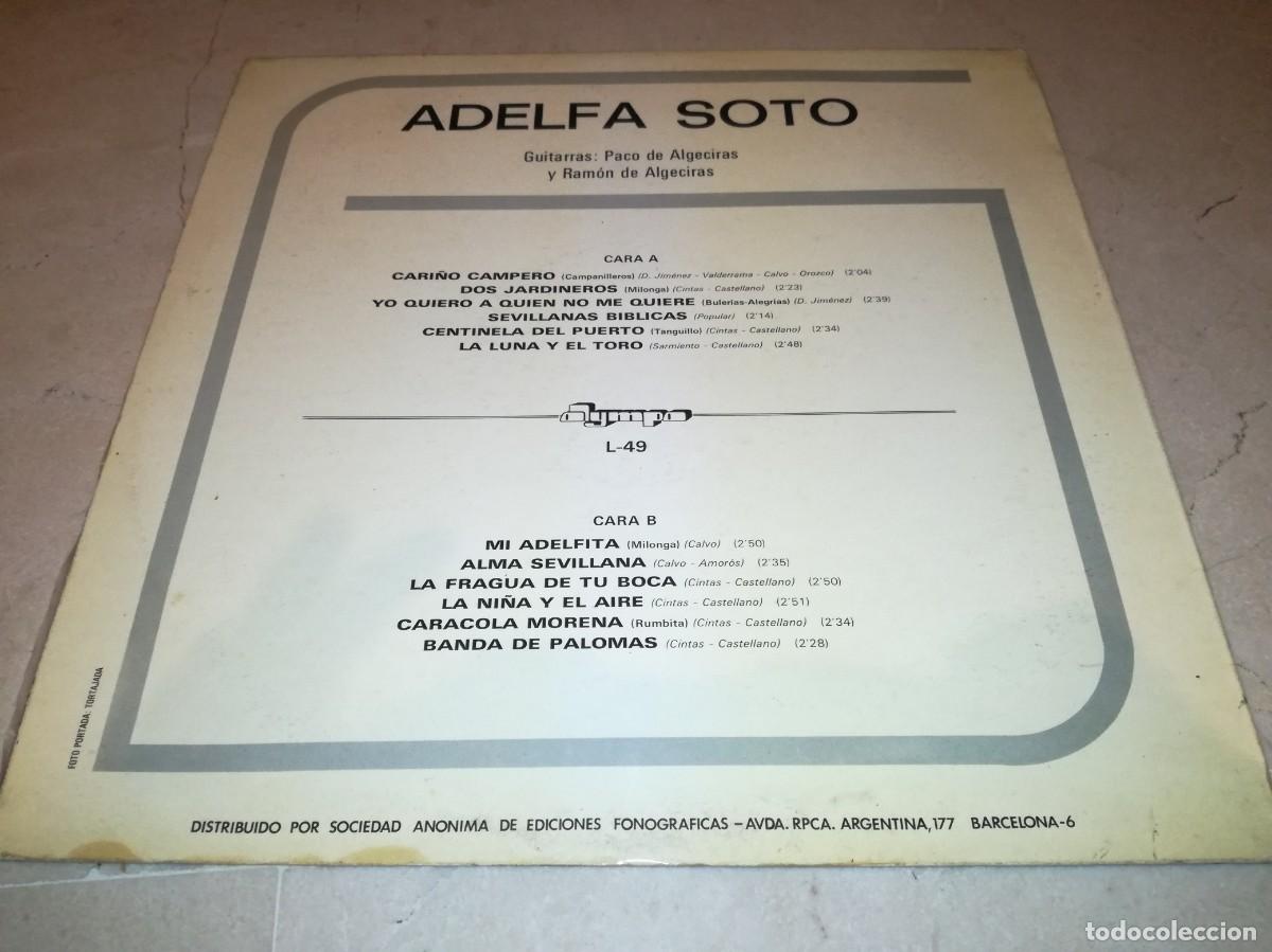 Discos de vinilo: ADELFA SOTO-ORIGINAL 1972 - Foto 2